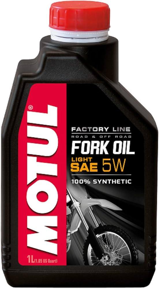 Ulei sintetic pentru furca moto MOTUL Fork Oil Factory Line Light 5W, 1L